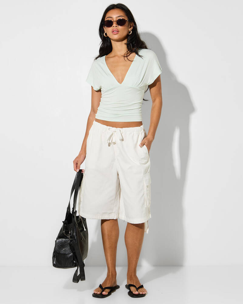 Ava And Ever Sarge Bermuda Shorts for Womens