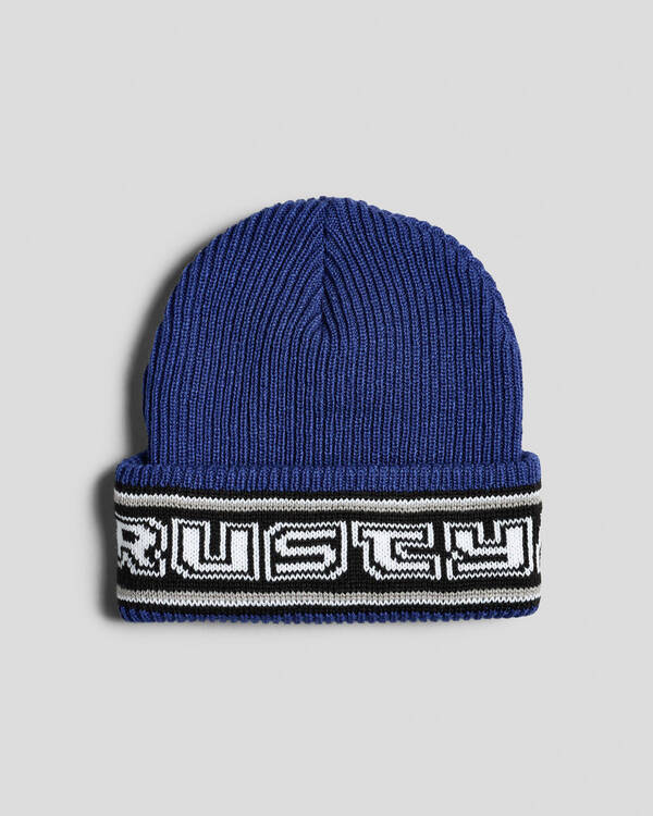Rusty Boys' Tracks Cuff Beanie for Mens