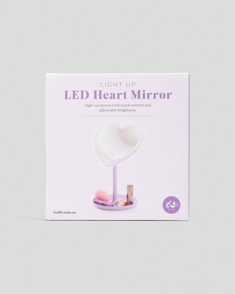 Get It Now Light Up LED Heart Mirror for Womens