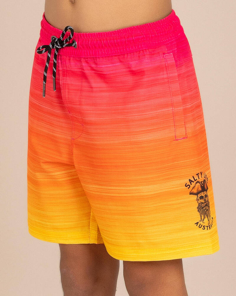 Salty Life Boys' Unite Elastic Waist Shorts for Mens