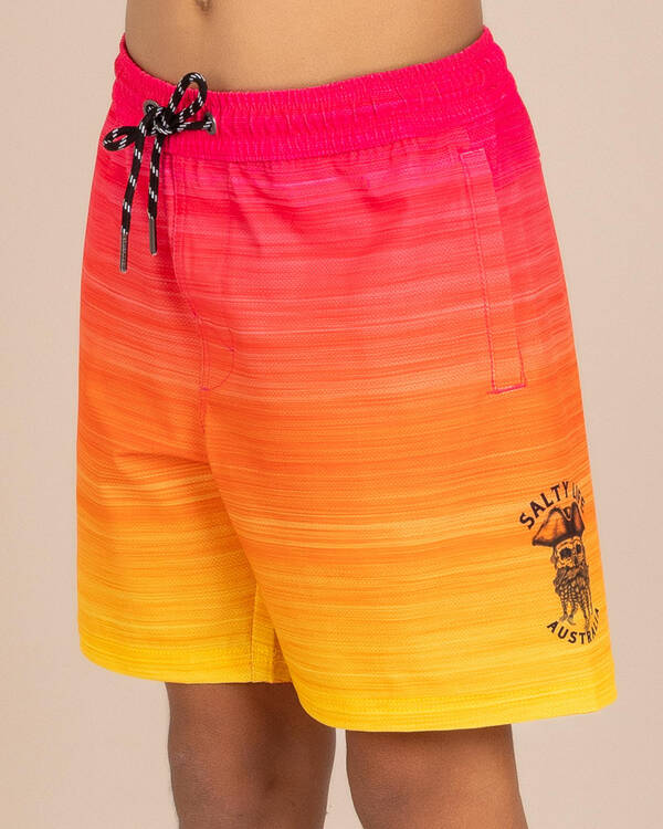 Salty Life Boys' Unite Elastic Waist Shorts for Mens