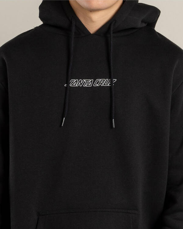 Santa Cruz Pace Ritual Hand Mono Strip Hoodie for Mens