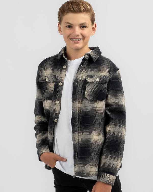 Rip Curl Boys' Count Flannel Shirt for Mens
