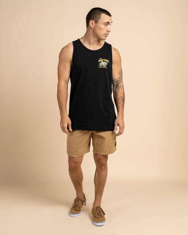 The Mad Hueys Frothin Coffin Singlet Tank for Mens