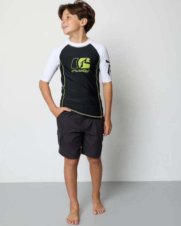 Rusty Boys' Y2SHAY Short Sleeve Wetshirt for Mens