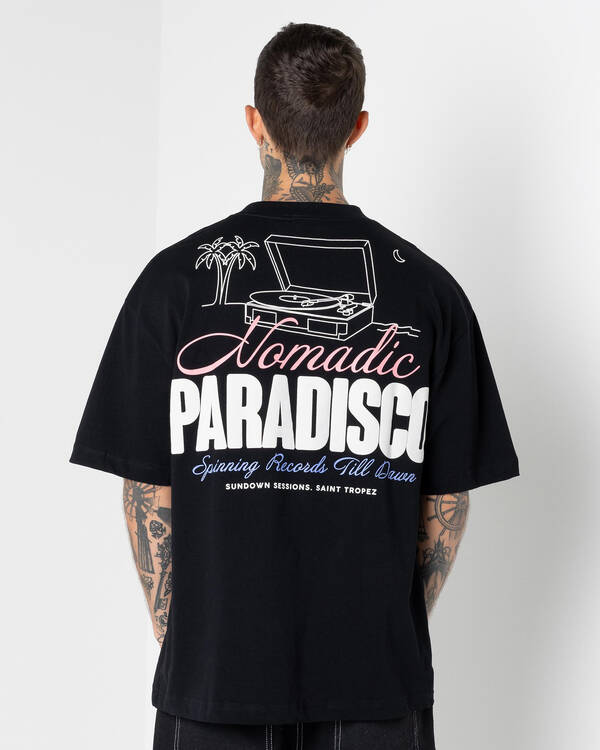 Nomadic Paradise Spinning Street T-Shirt for Mens