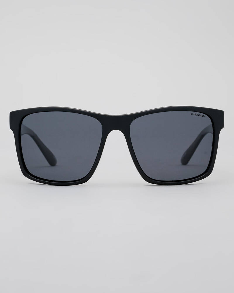 Liive Kerbox Polarised Matte Black Sunglasses for Mens