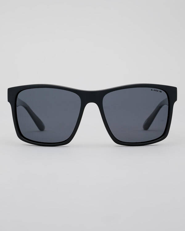 Liive Kerbox Polarised Matte Black Sunglasses for Mens