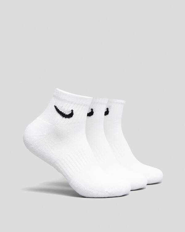 Nike Boys' Training Ankle Socks 3 Pack for Mens