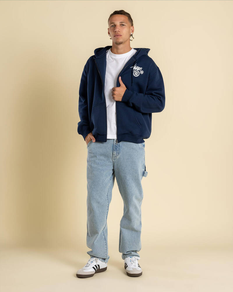 S-Double Shawn Dot Zip Hoodie for Mens