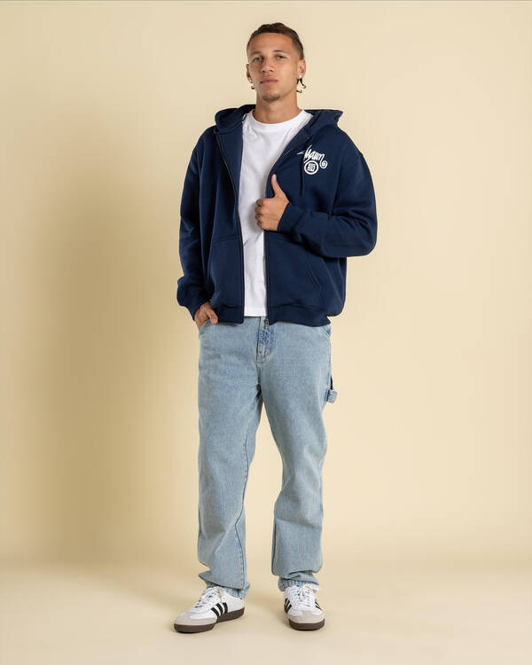 S-Double Shawn Dot Zip Hoodie for Mens