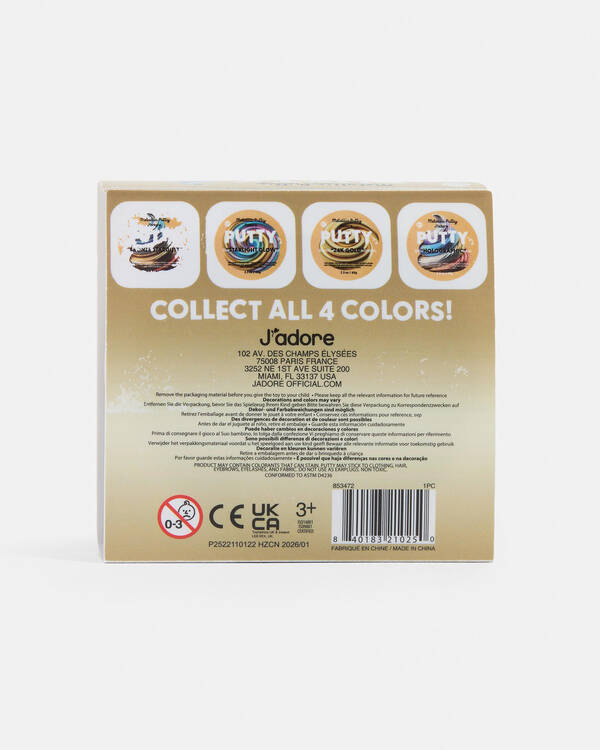J&rsquo;adore Metallic Colour Putty Sensory Fidget Toy for Unisex