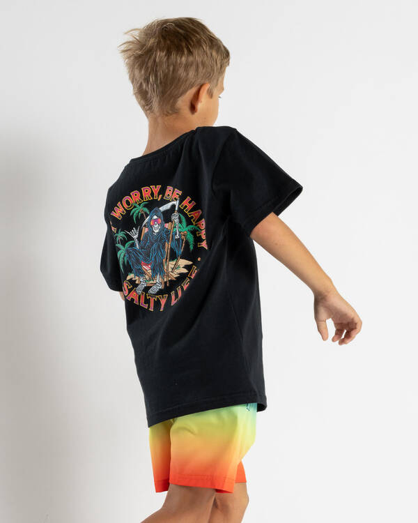 Salty Life Toddlers' Be Happy T-Shirt for Mens
