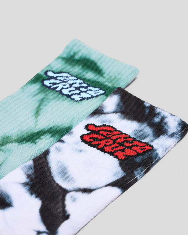 Santa Cruz Comic Stack Crew Socks 2 Pack for Mens