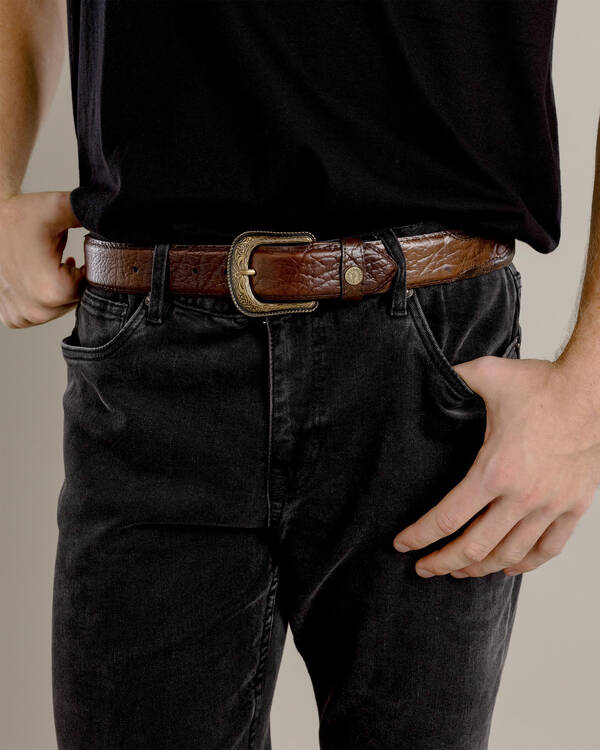 Ringers Western Longreach Leather Belt for Mens