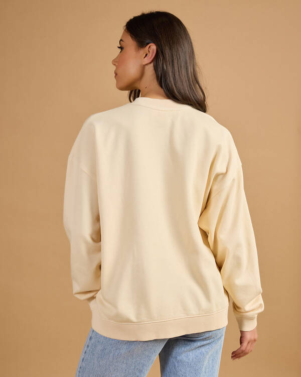 Roxy Lineup Oversized Crew Neck Sweatshirt for Womens