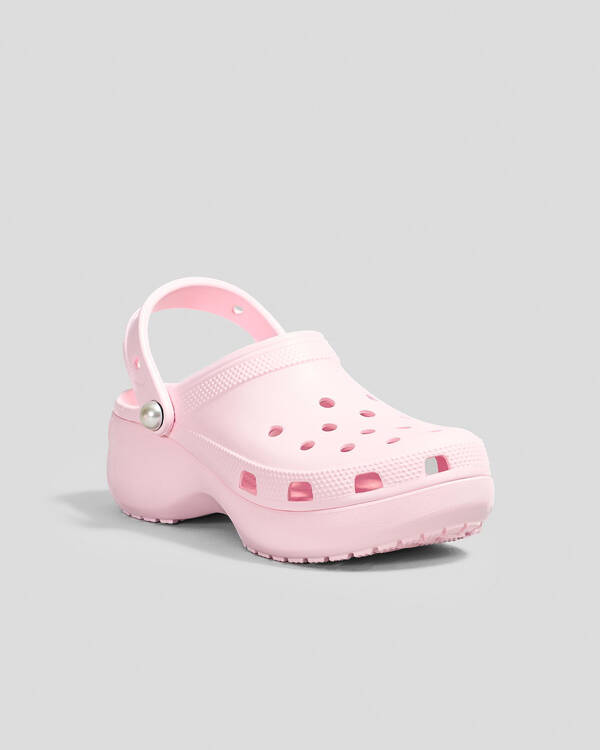 Crocs Classic Platform Pearl Clogs for Womens