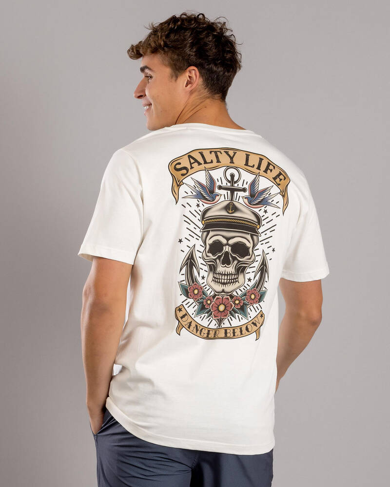 Salty Life Carrion Crown T-Shirt for Mens