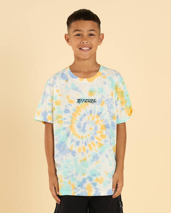 Rip Curl Boys' Tropic Daze Tie Dye T-Shirt for Mens