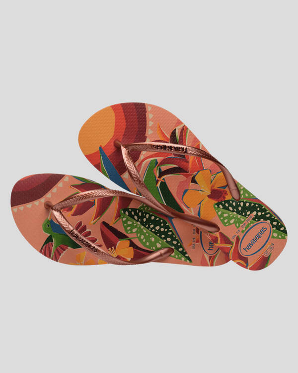 Havaianas Slim Tropical Thongs for Womens