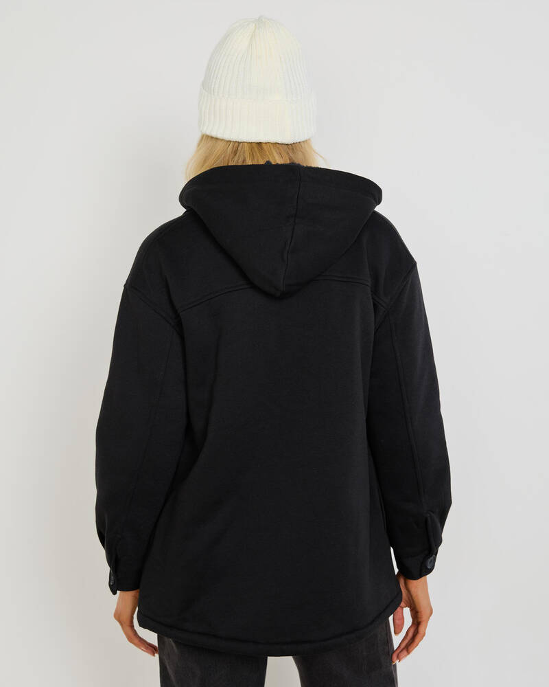 Mooloola Claudia Hooded Shacket for Womens