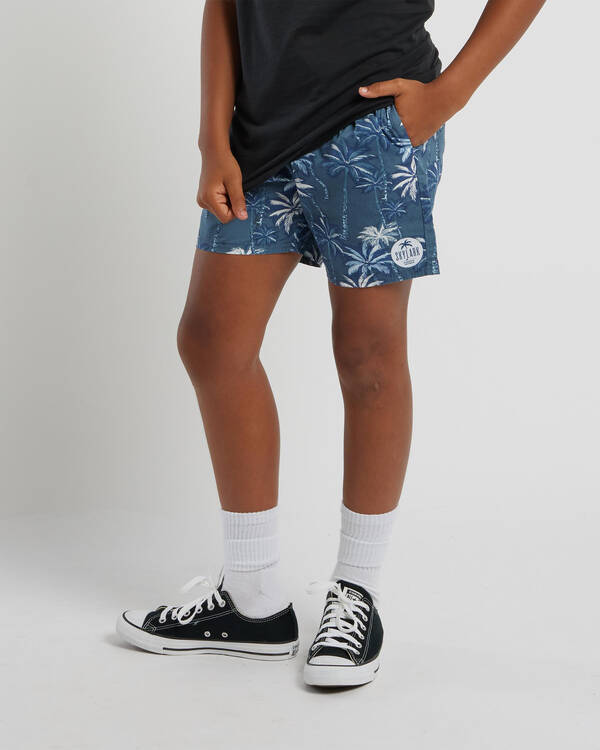Skylark Boys' Subtropic Elastic Waist Shorts for Mens