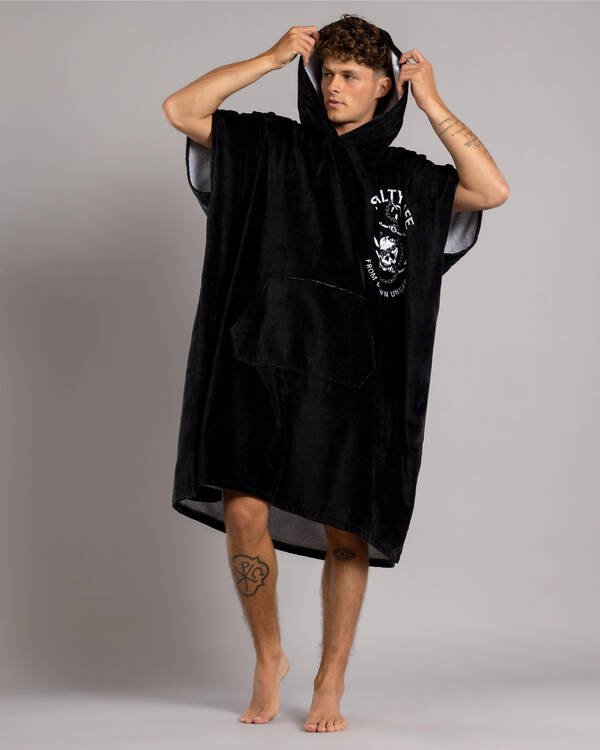 Salty Life Plunder & Thunder Hooded Towel for Mens