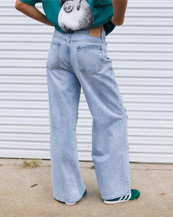 DESU Blaze Wide Leg Jeans for Womens