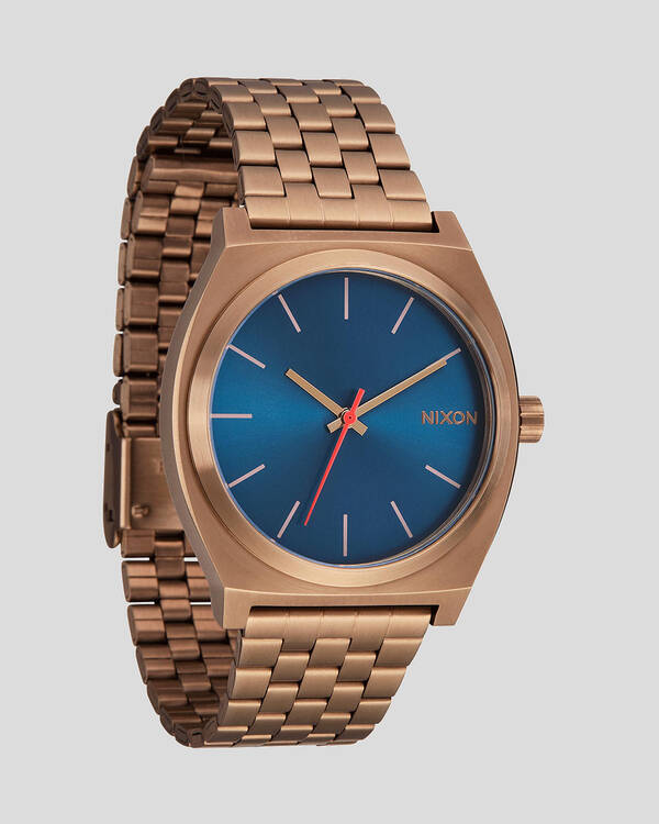 Nixon Desert Gold Time Teller Watch for Mens