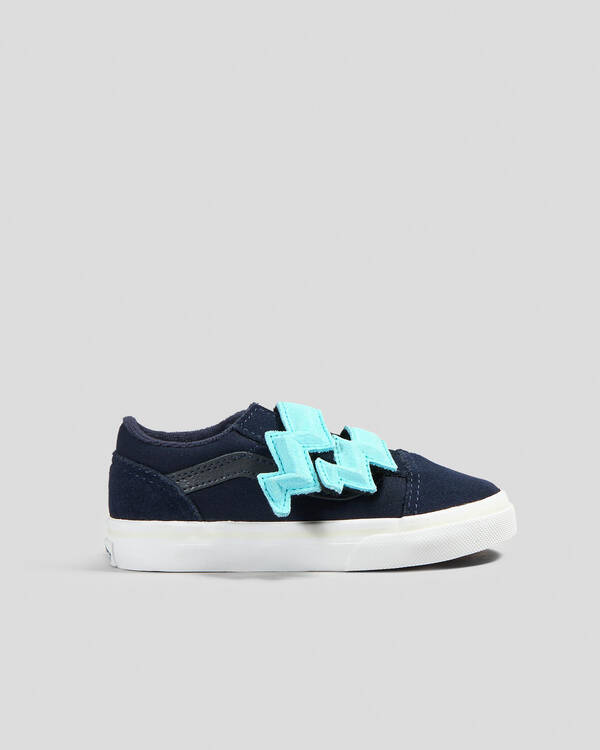 Vans Toddlers' Old Skool V Bolt Strap Shoes for Mens