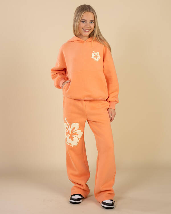 Malibu Lounge Girls&rsquo; Hibiscus Track Pants for Womens