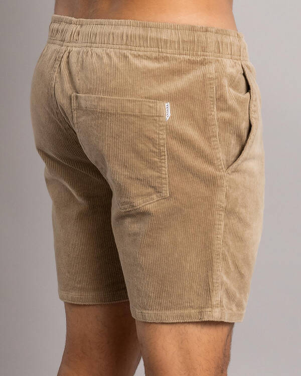 Skylark Texture Elastic Waist Shorts for Mens