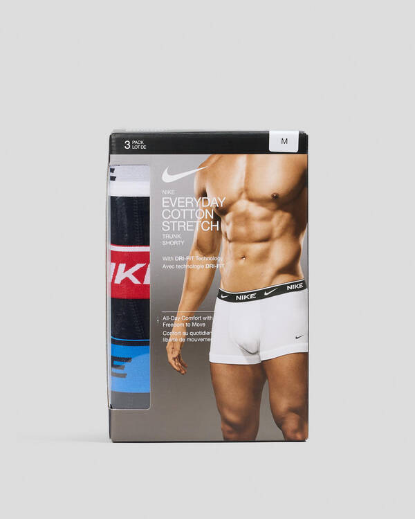 Nike Everyday Cotton Stretch Trunk 3 Pack for Mens