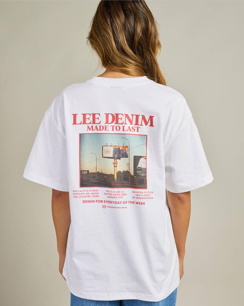 Lee Billboard Baggy T-Shirt for Womens
