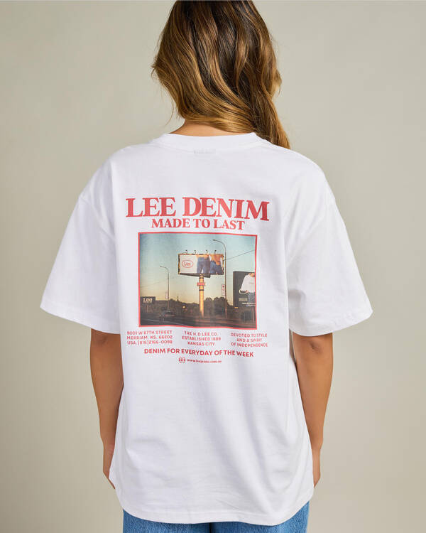 Lee Billboard Baggy T-Shirt for Womens