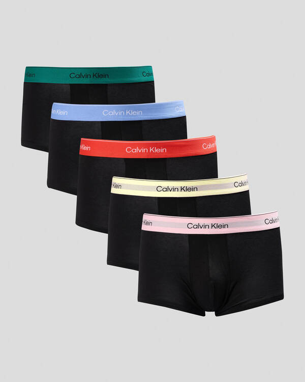 Calvin Klein Icon Cotton Stretch Low Rise Trunk 5 Pack for Mens