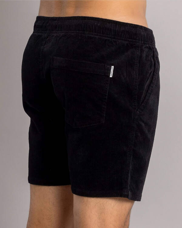 Skylark Texture Elastic Waist Shorts for Mens