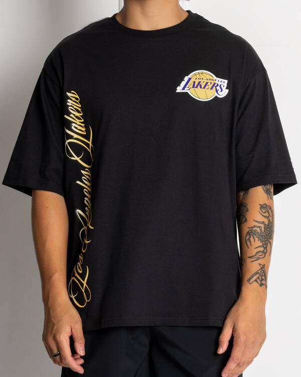 New Era La Lakers Oversized Street T-Shirt for Mens