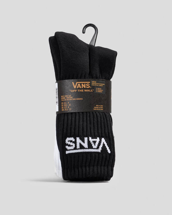 Vans Women's Classic Crew Sock Pack for Womens
