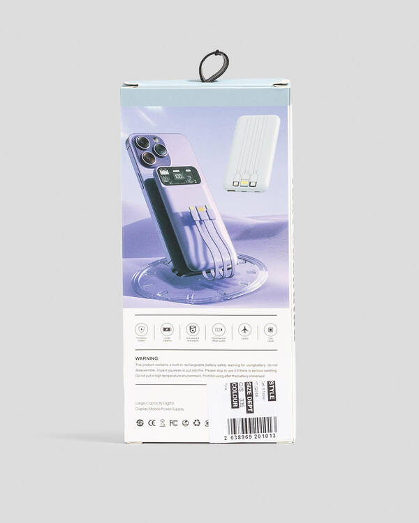 Get It Now 3 in 1 Portable Power Bank Charger for Unisex