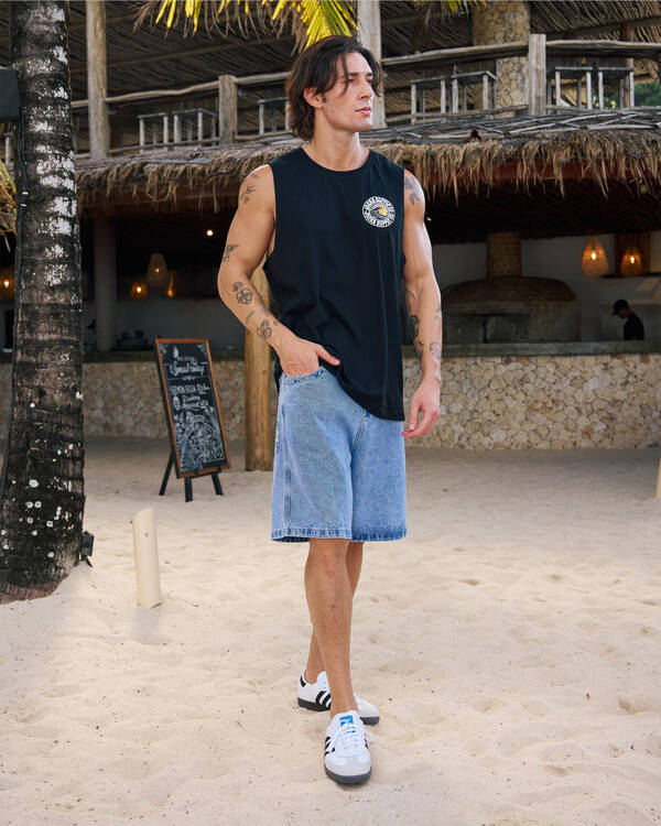 Jacks Rising Sun Muscle Tank for Mens