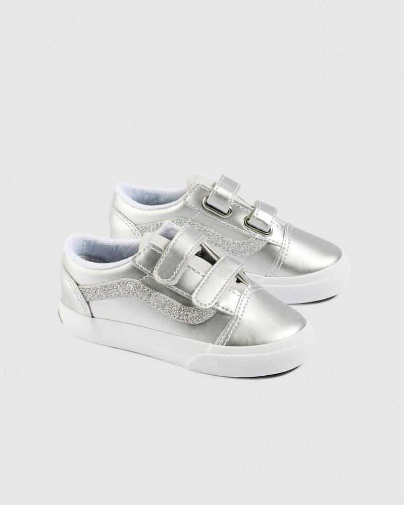 Vans Toddlers' Old Skool V Dazzled Shoes for Womens