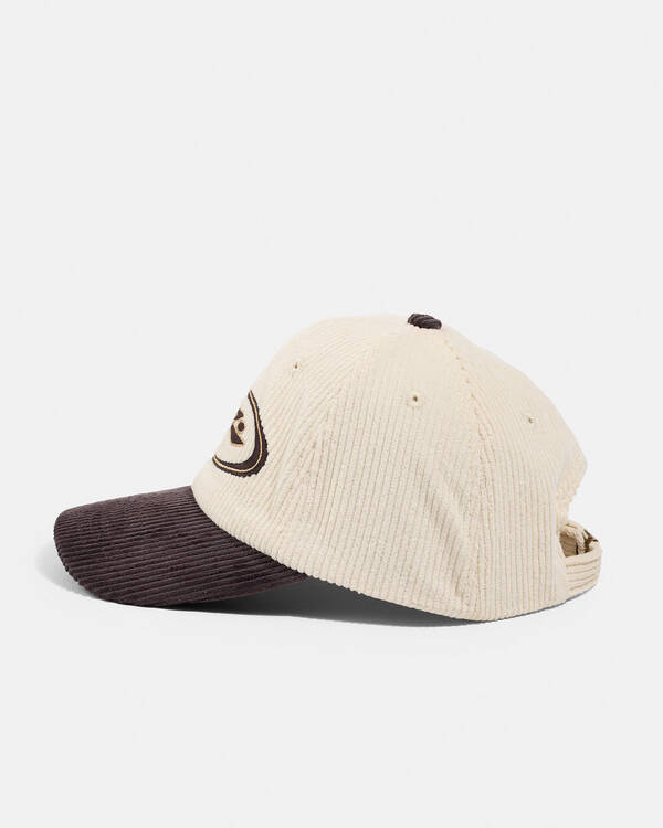 Rusty Orbit Cord Six Panel Cap for Mens