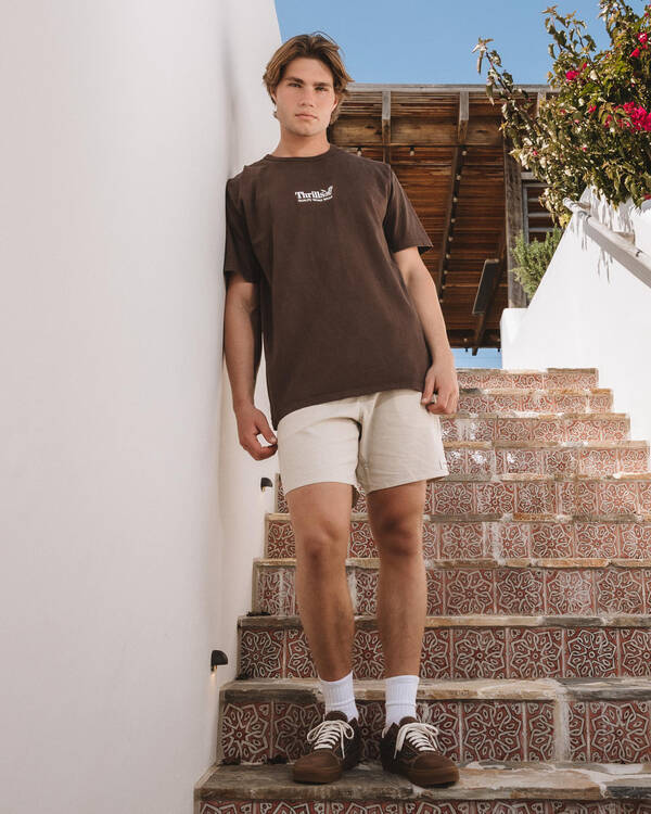 Thrills Workwear Embro Merch Fit T-Shirt for Mens