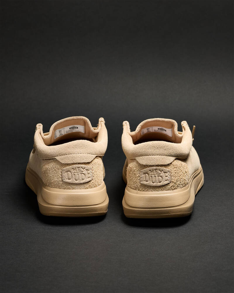 HEYDUDE Wally COMF Suede Shoes for Mens