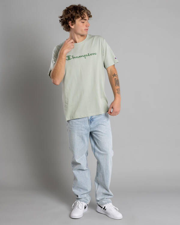 Champion Champion Puff Script T-Shirt for Mens