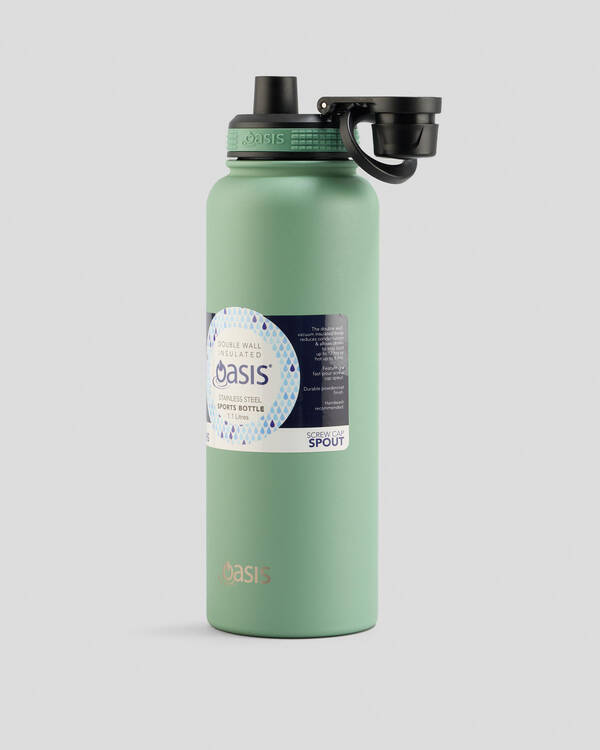 Oasis Stainless Steel 1.1L Challenger Drink Bottle for Unisex