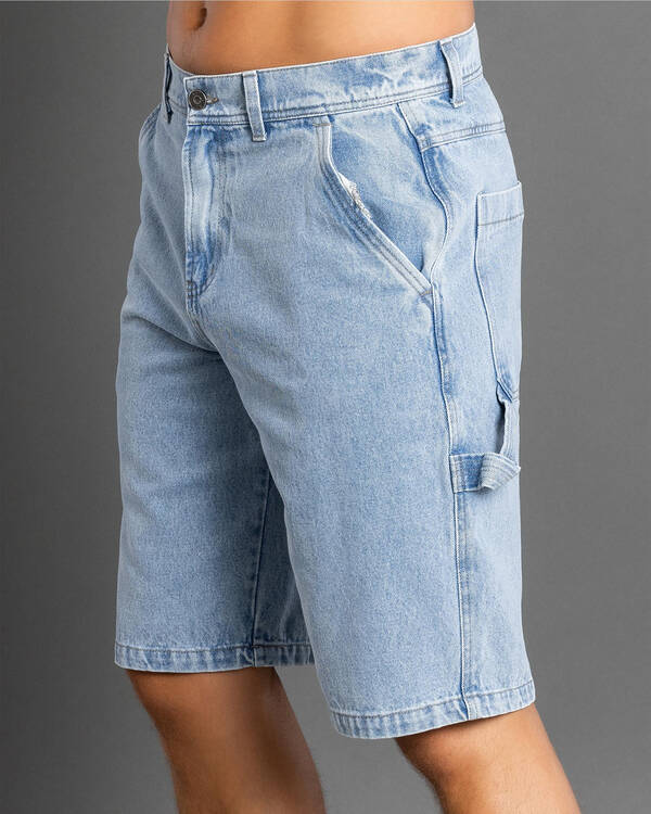 Lucid Institute Denim Walk Shorts for Mens