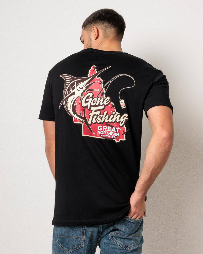 Great Northern Gone Fishing T-Shirt V1 for Mens