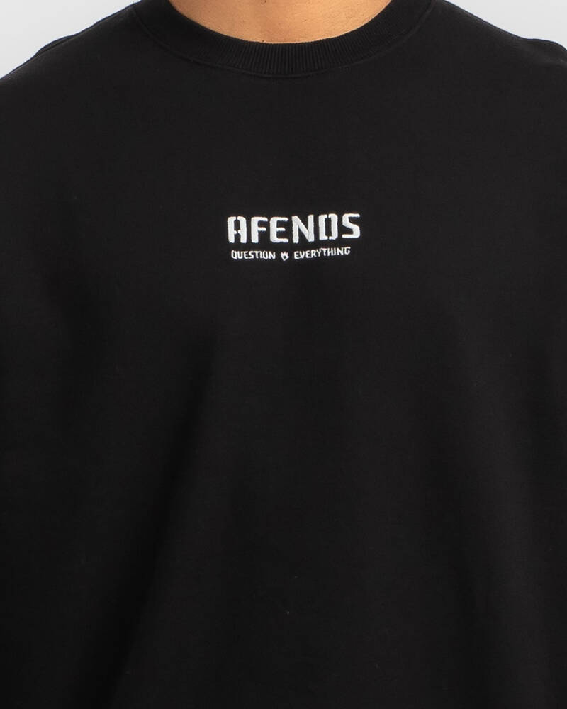 Afends Questions Crewneck Sweater for Mens